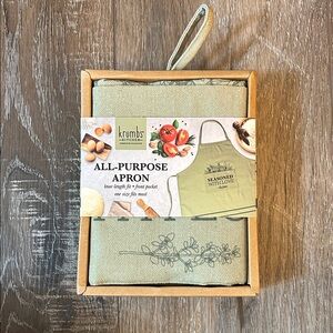 Krumbs Kitchen All-Purpose Apron in Green